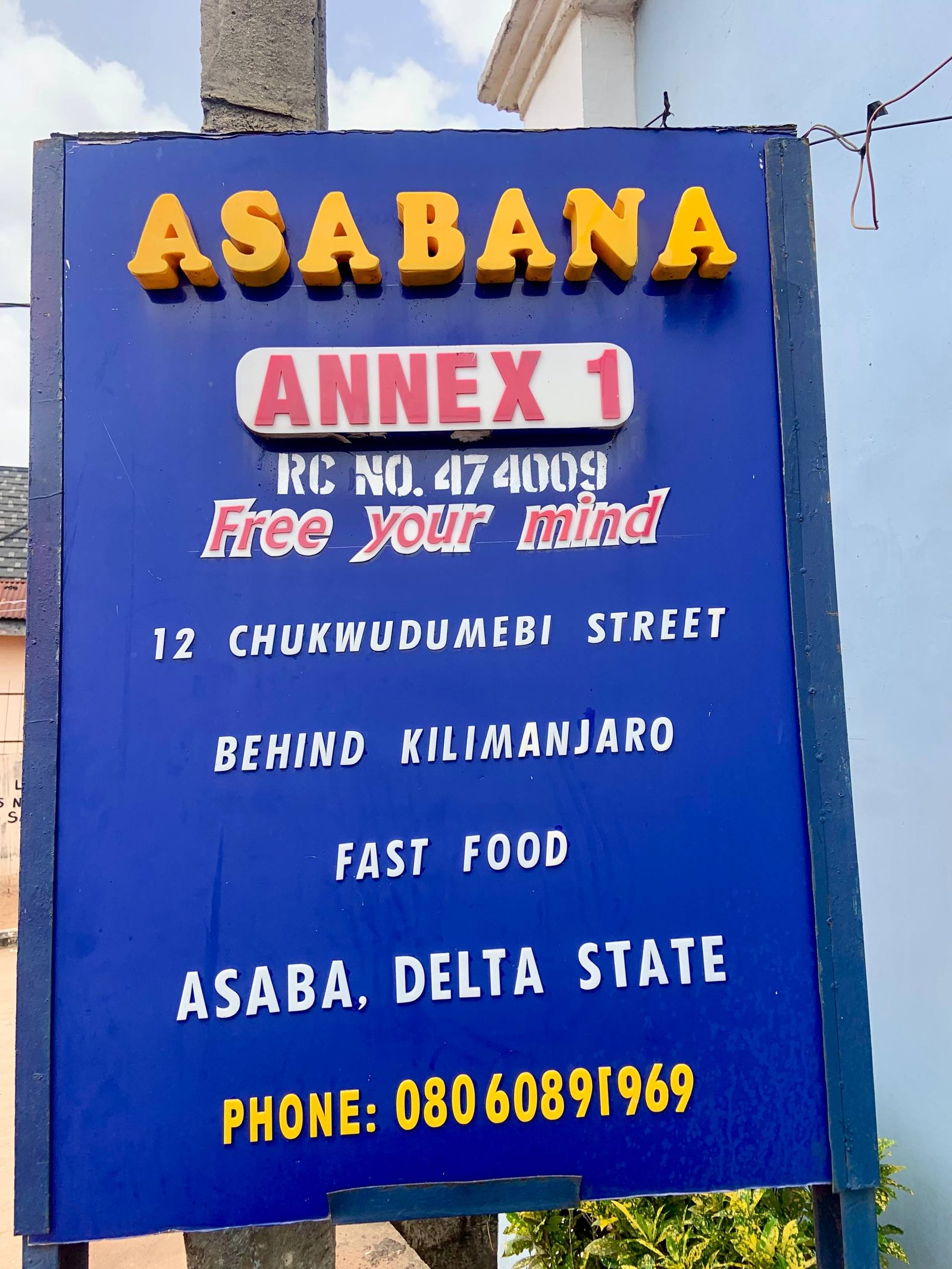 Asaba Annex Hotel exterior view